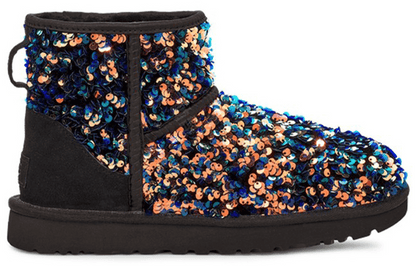Сапоги женские Ugg Classic Mini Stellar Sequin Padded - Boxette Shop