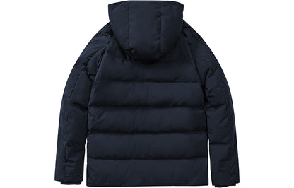 Under armour andromeda logo training hooded jacket down jacket winter co-ed black