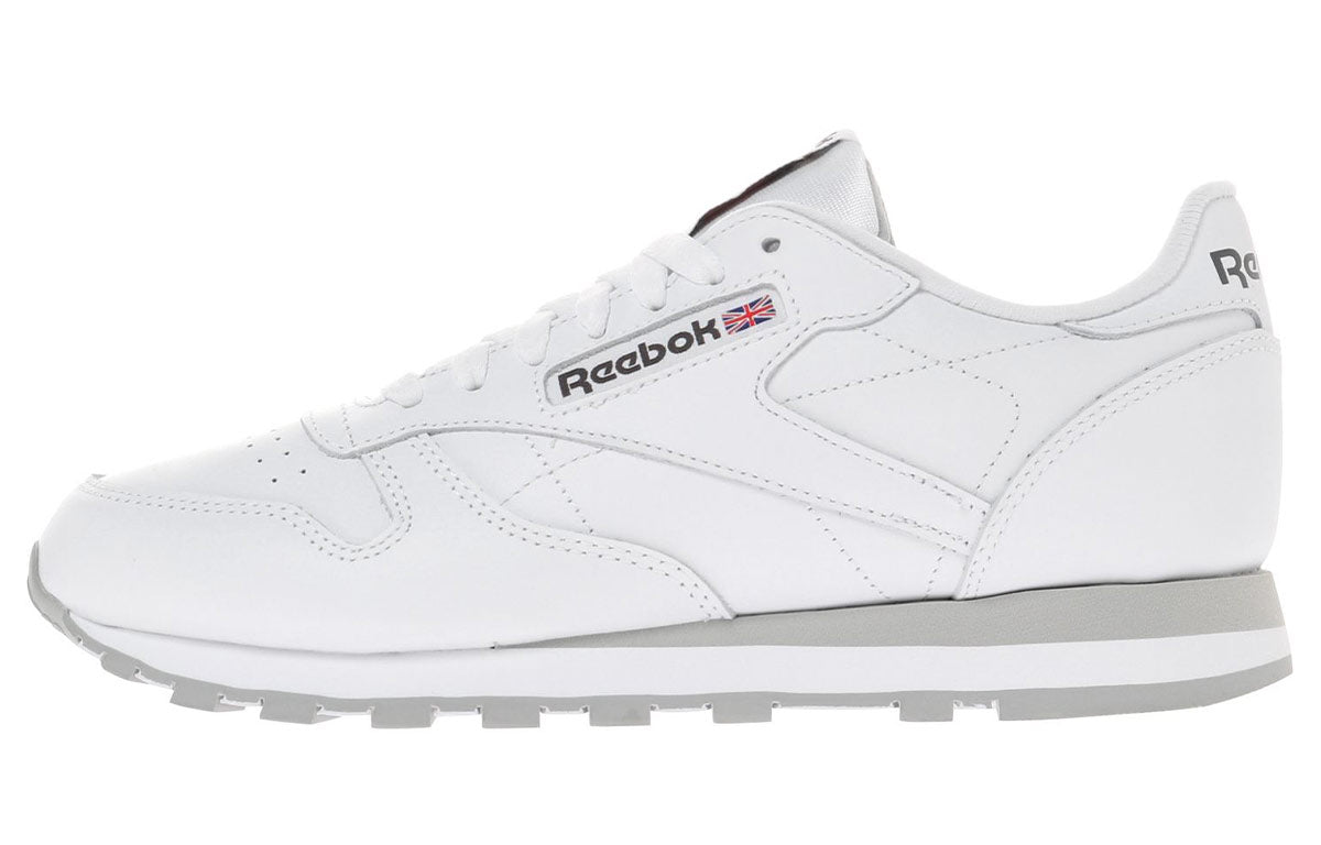 Reebok klassik teri retro tasodifiy krossovkalari past ustki krossovkalar oq