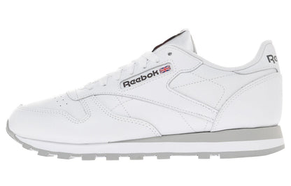 Reebok klassik teri retro tasodifiy krossovkalari past ustki krossovkalar oq