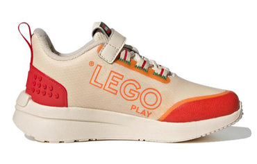 Lego/lego x adidas racer tr 1.0 el удобные ударопоглощающие противоскользящие износостойкие кроссовки с низким верхом для бега для детей оранжево-красные детские