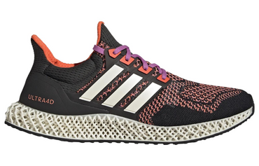 Adidas ult карбон пластина ткань амортизация нескользящая износостойкий низкий топ беговые кроссовки мужские черно-оранжевые
