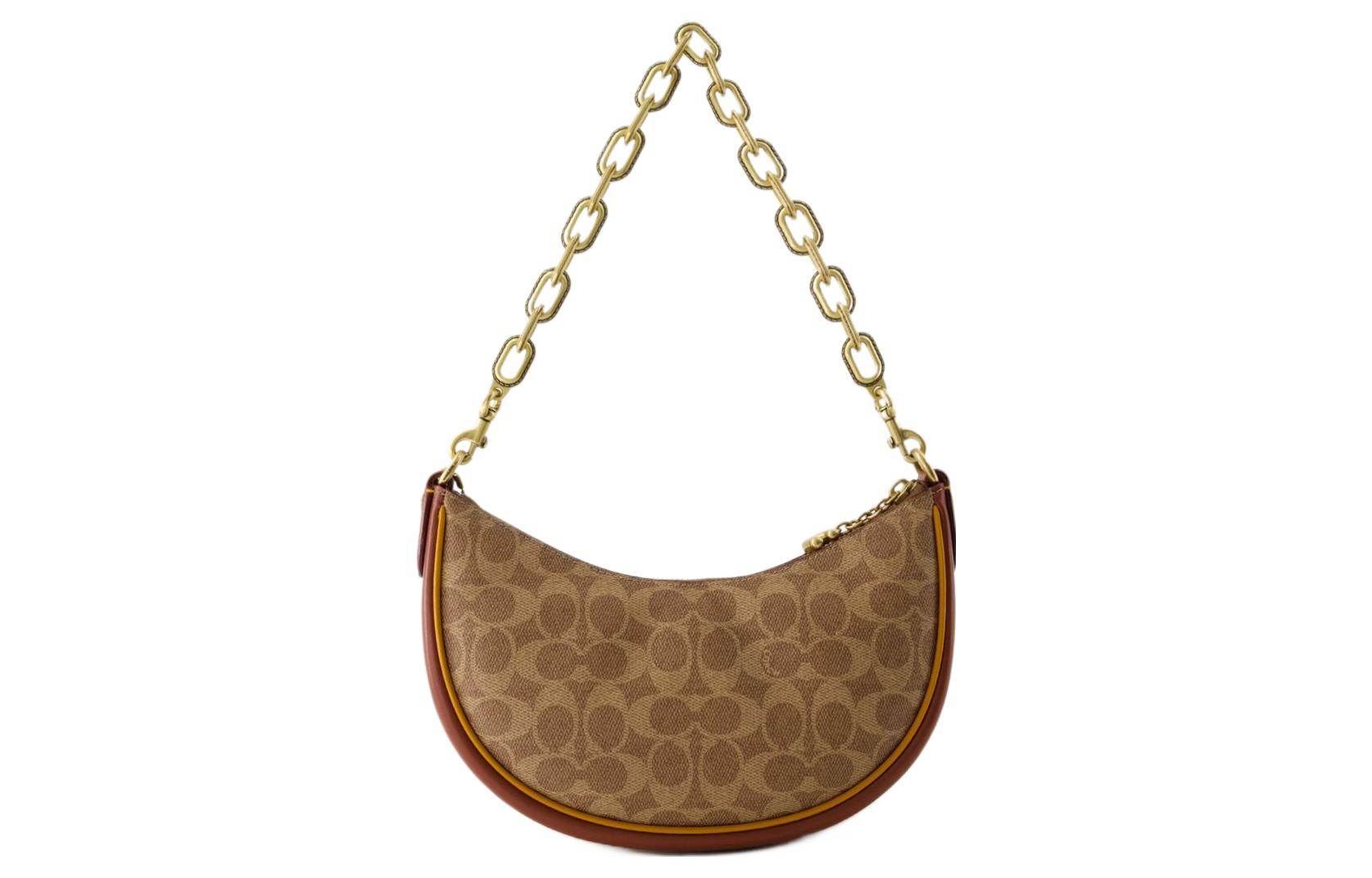 Сумка женская Coach Mira 24 Letter Print Coated Canvas - Boxette Shop