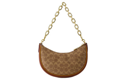 Сумка женская Coach Mira 24 Letter Print Coated Canvas - Boxette Shop