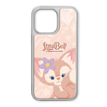 Disney ABS+PC materiali Yoqimli Daffy oilaviy yulduzi Lulu Ling Na Belle Premium karbonli tolali naqshli himoya sumkasi Apple/Apple 16ProMax/15/14Pro/Max/iPhone13/12/11 uchun shirin mobil telefon qopqog'i