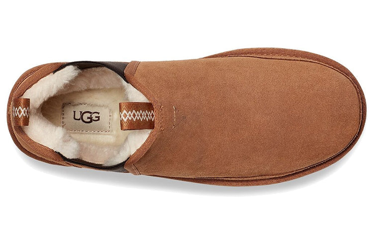 Ugg neumel коровья замша теплый носить классический теплый мягкой короткие сапоги снег мужские каштановый цвет