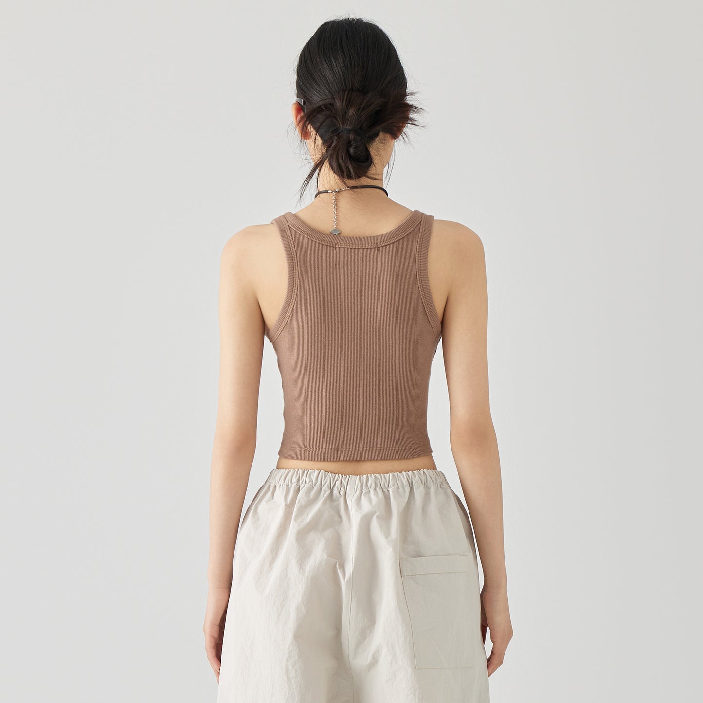 Golfkross asosiy qismi bir tekis tashqi kiyim yengsiz kamzulga qisqa qism shirin salqin shamol achchiq qiz ip ichida yuqori jilet ayol