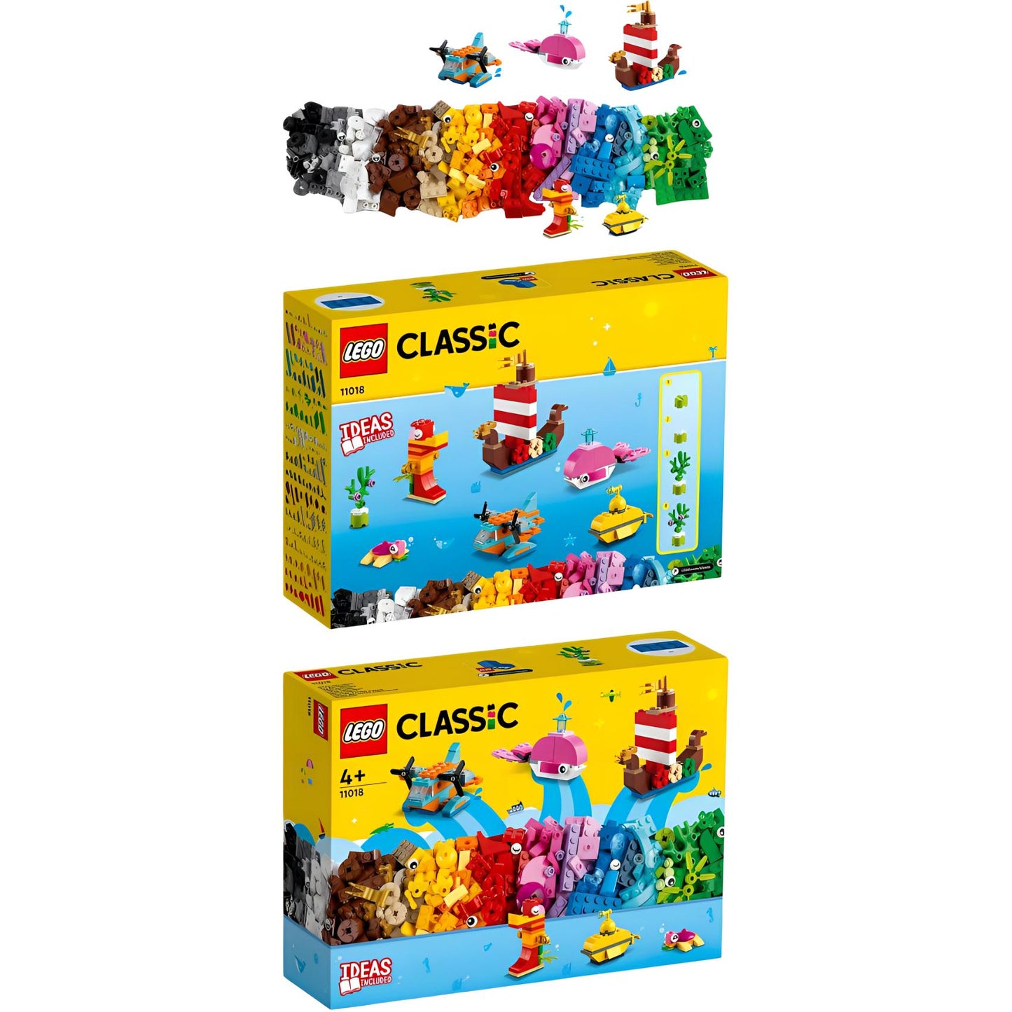 LEGO Classic "Creative Ocean Fun" qurilish to'plami (11018)