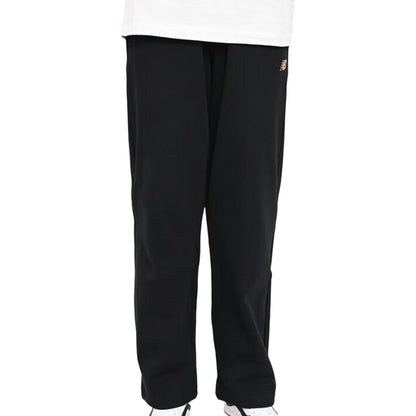 New Balans ss25 brendi logotipi bosma kundalik qulaylikdagi trikotaj sport shimlari qora erkaklar uchun