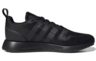 Adidas originals multix многоцелевая ткань дышащий низкий верх беговые кроссовки унисекс черный