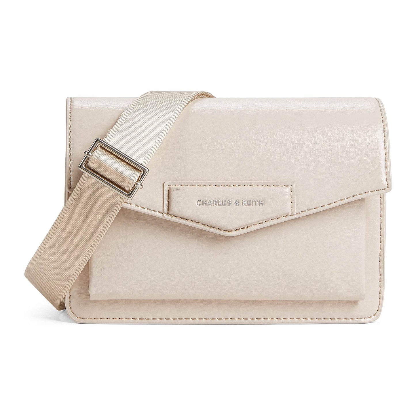 Сумка женская Charles&Keith Simple Wide Strap Square Envelope - Boxette Shop