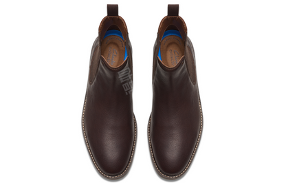 Clarks свою музыку коровьей кожи простой британский сто с коротким челси ботинки мужчины коричневый