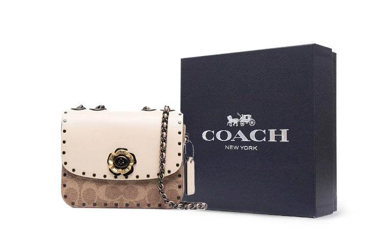 Сумка женская Coach Madison 16 Camellia Flower Patchwork - Boxette Shop