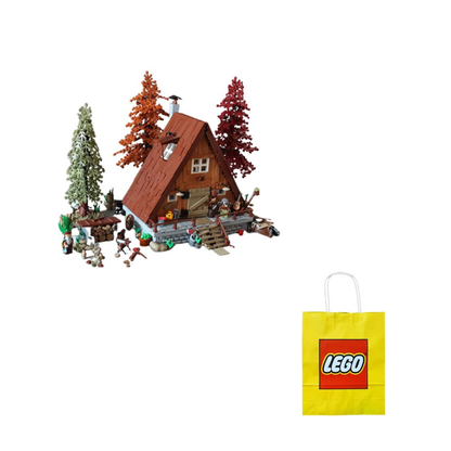 LEGO g'oyalari "O'rmon yog'och uyi" (21338)