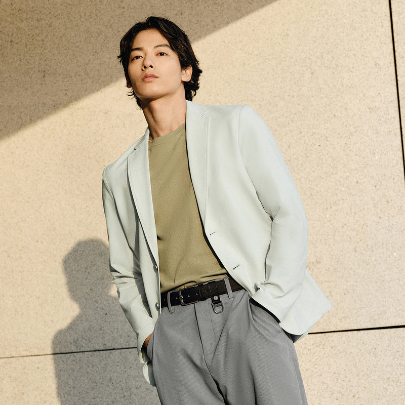 Gxg uchta matoga qarshi oddiy parvarish qilish oson biznes kundalik kostyumi kulrang