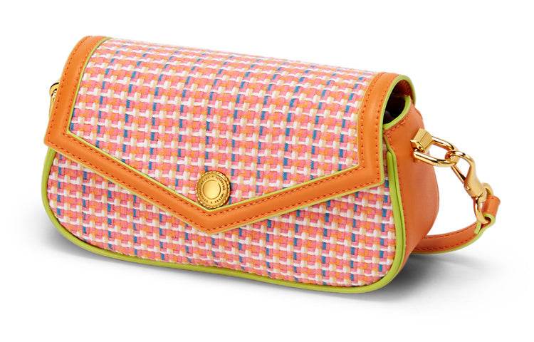 Сумка женская Charles&Keith Retro Color Blocking Chain Flap - Boxette Shop