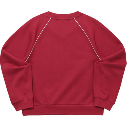 Le coq sportif bo'shashgan v-bo'yinli uzun yengli pullover kozok ayollar