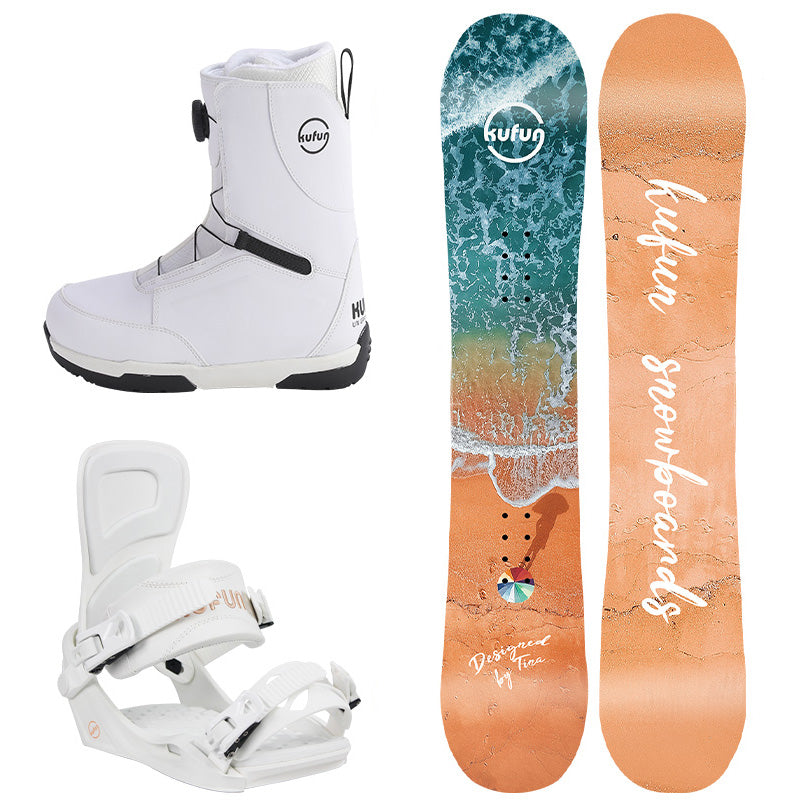 Kufun комплект лыжных принадлежностей лыжи крепления всестороннее дикий снег безопасный и стабильный высокоскоростное катание на лыжах для начинающих прочный и износостойкий комплект открытый