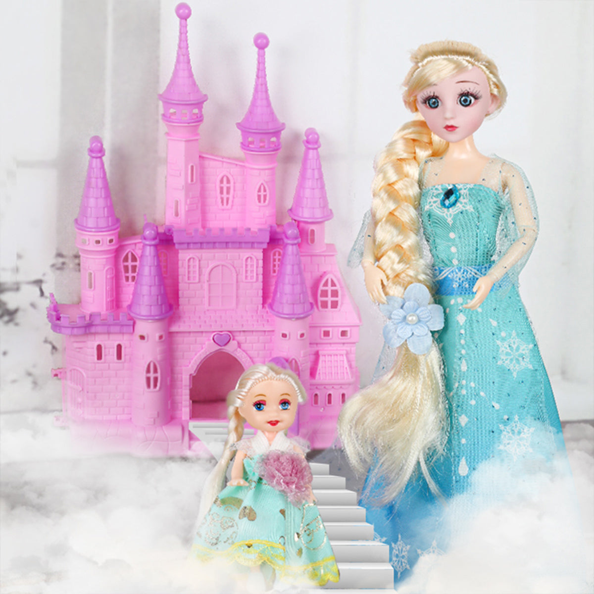 KEBY Princess katta sovg'a qutisi qo'g'irchoq to'plami