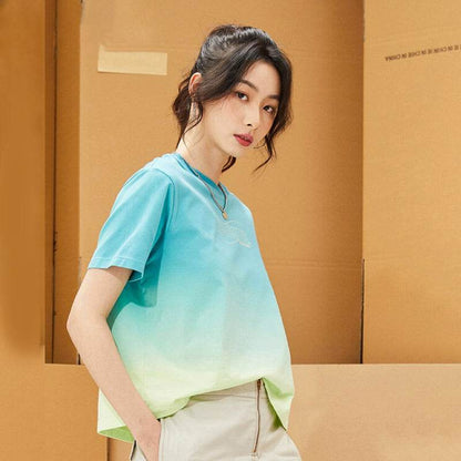 Футболка женская Dickies Ss22 Gradient Letter Straight S - Boxette Shop