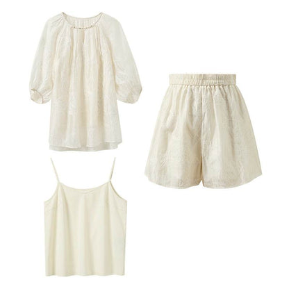 Комплект блузка+майка+шорты женский 3Colour - Boxette Shop