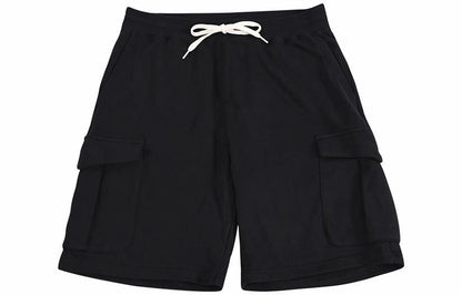 Vans sof rangli cho'ntak ochiq ish 5/10 tasodifiy trikotaj shortilar erkaklar qora