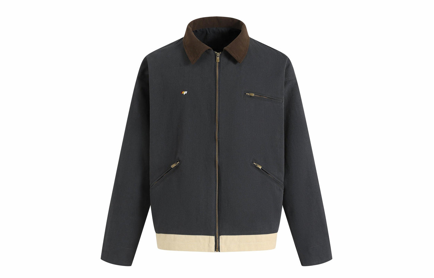 Paddy Julia Amerikalik retro lapel ish kiyimi bir xil rangdagi uzun yengli blazer ko'ylagi erkaklar va ayollar bir xil uslubda