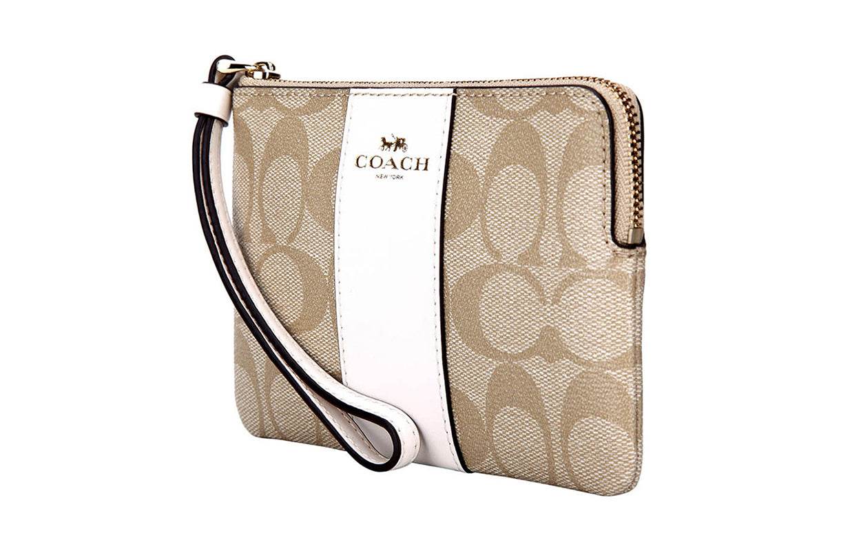Сумка женская Coach Corner Zip 16 Old Flower Canvas - Boxette Shop