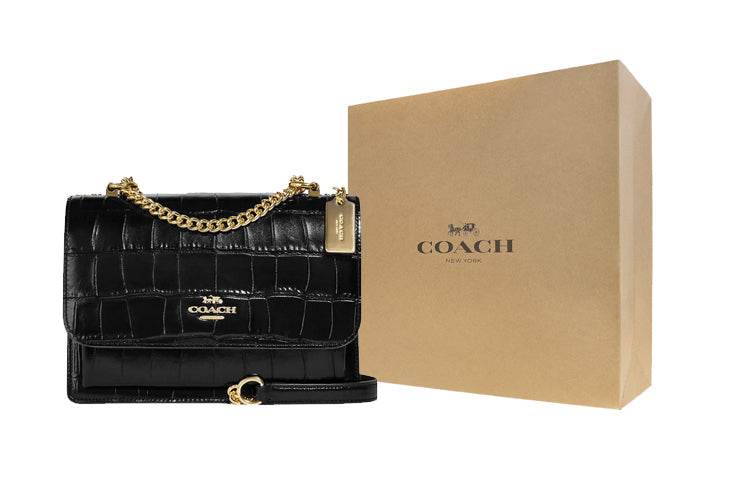 Сумка женская Coach Klare 22 Label Carriage Logo Chain - Boxette Shop