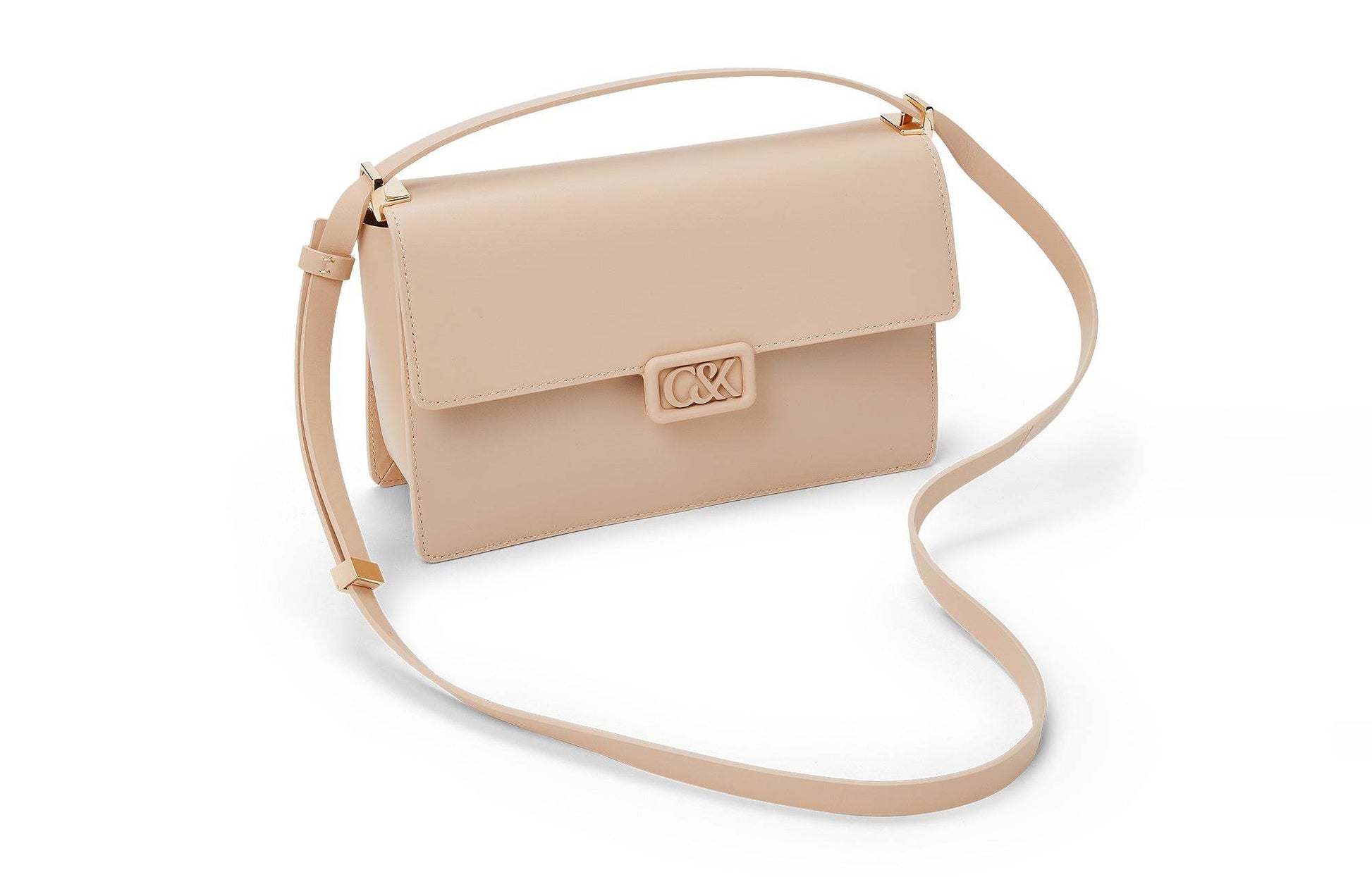 Сумка женская Charles&Keith Commuter Envelope Square Cowhide S - Boxette Shop