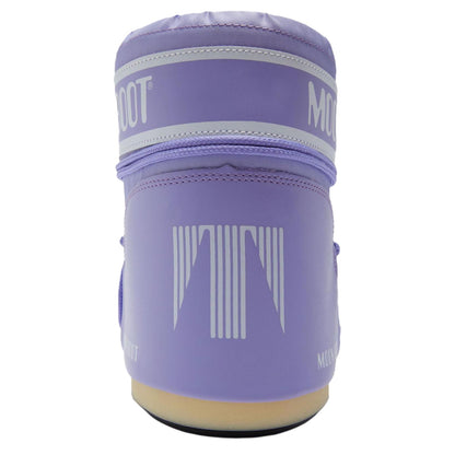 Moon boot легкие короткие снежные ботинки на средней подошве мужские и женские фиолетовые белые