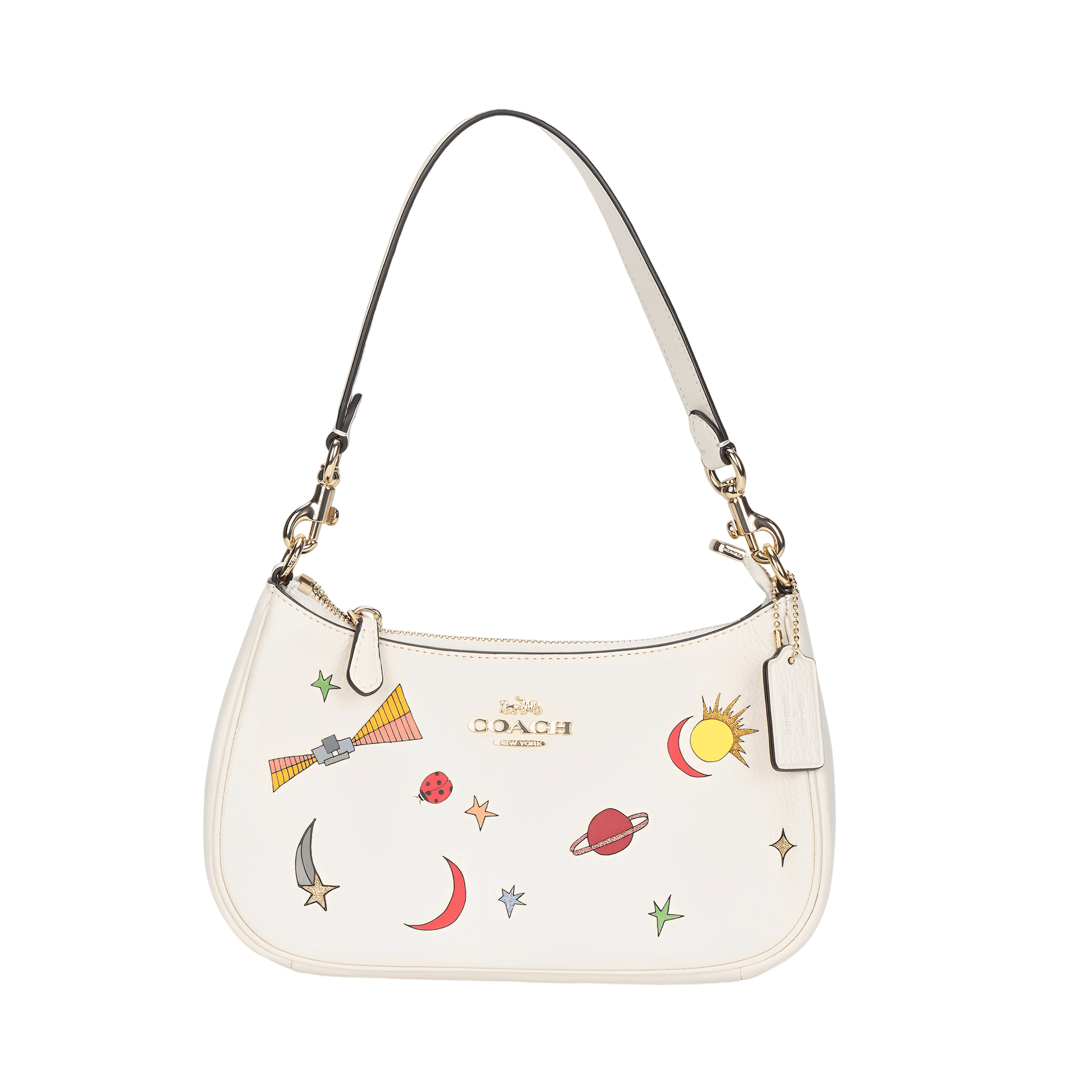 Сумка женская Coach Teri 24 Metal Logo Print Zip - Boxette Shop