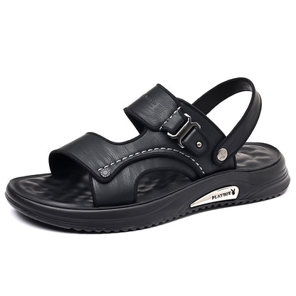 Playboy kundalik ikki kishilik charm erkaklar sandallari