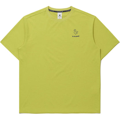 Le Coq Le Coq Sportif Ayollar uchun monogramma naqshli qisqa yengli futbolka