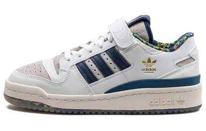 Adidas originals forum 84 сотни простых и легких амортизирующих износостойких бордшорт с низким верхом мужские бело-голубые