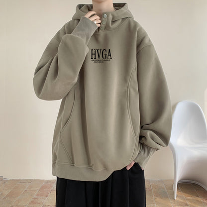 Erkaklar uchun HVGA ko'cha logotipli kapshonli