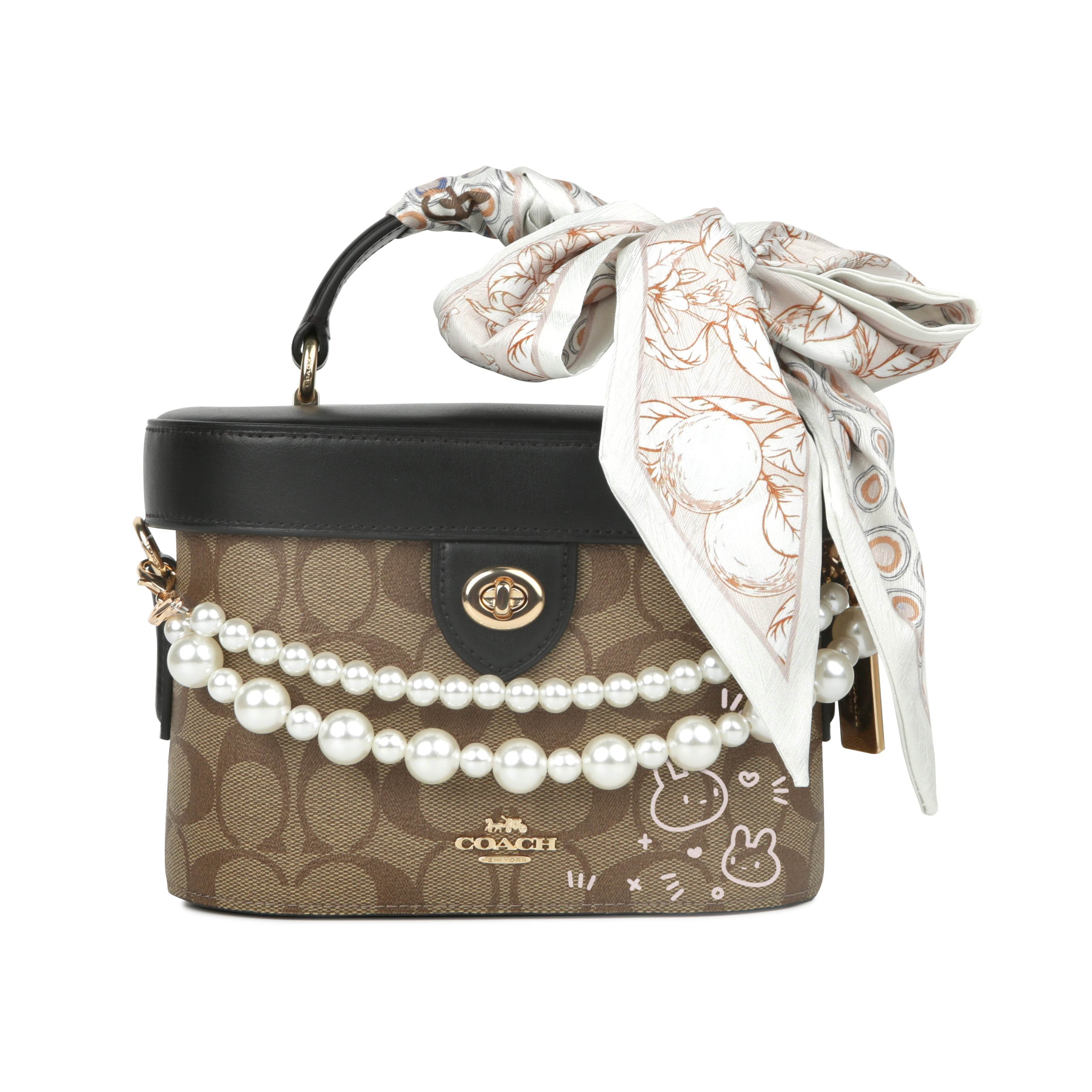 Сумка женская Coach Kay Cat Eat Fish At Classic - Boxette Shop