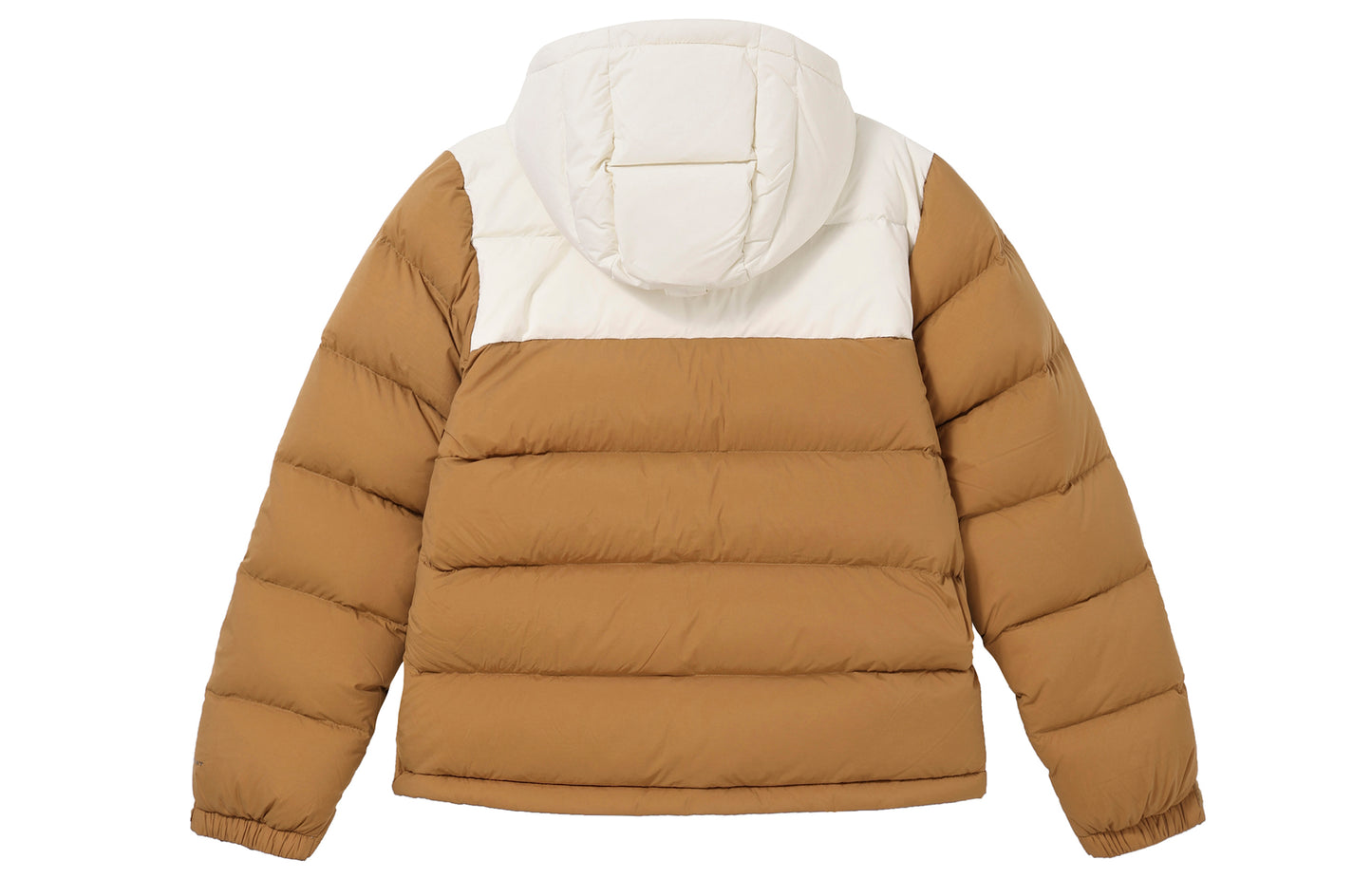 Columbia columbia urban outdoor collection colour block patchwork outdoor 700 puff warm hood breaded down jacket women's brown