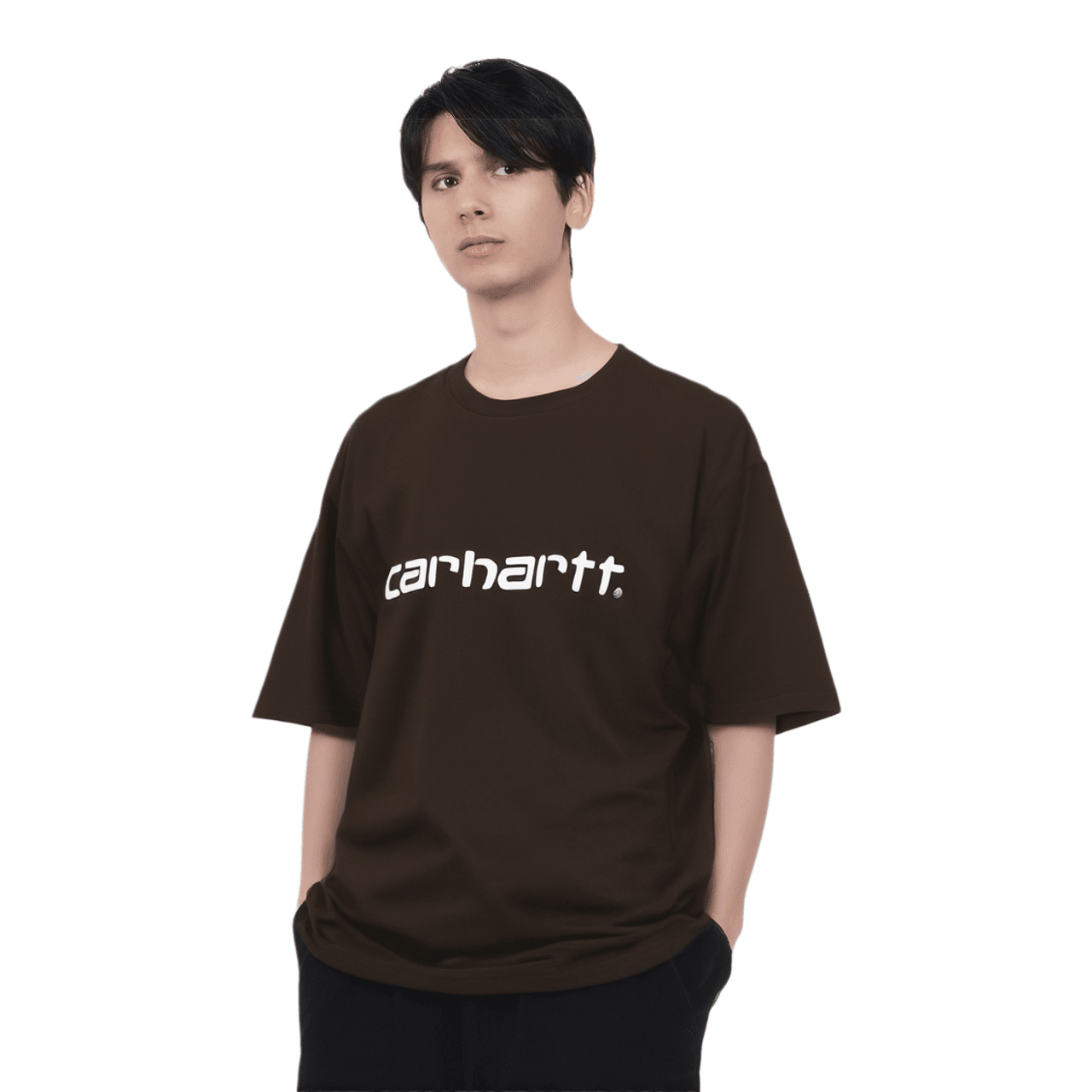 Футболка мужская Carhartt WIP printed letter - Boxette Shop
