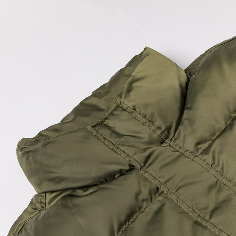 Vans stendli yoqa Yumshoq va qulay bir tekis rangli fermuarli uzun yengli kurtka Erkaklar va ayollar harbiy yashil