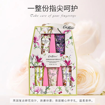 Cath kidston uk imported flower ranch deep moisture hand cream gift set personal care set moisturising aromatic effect 20g*5