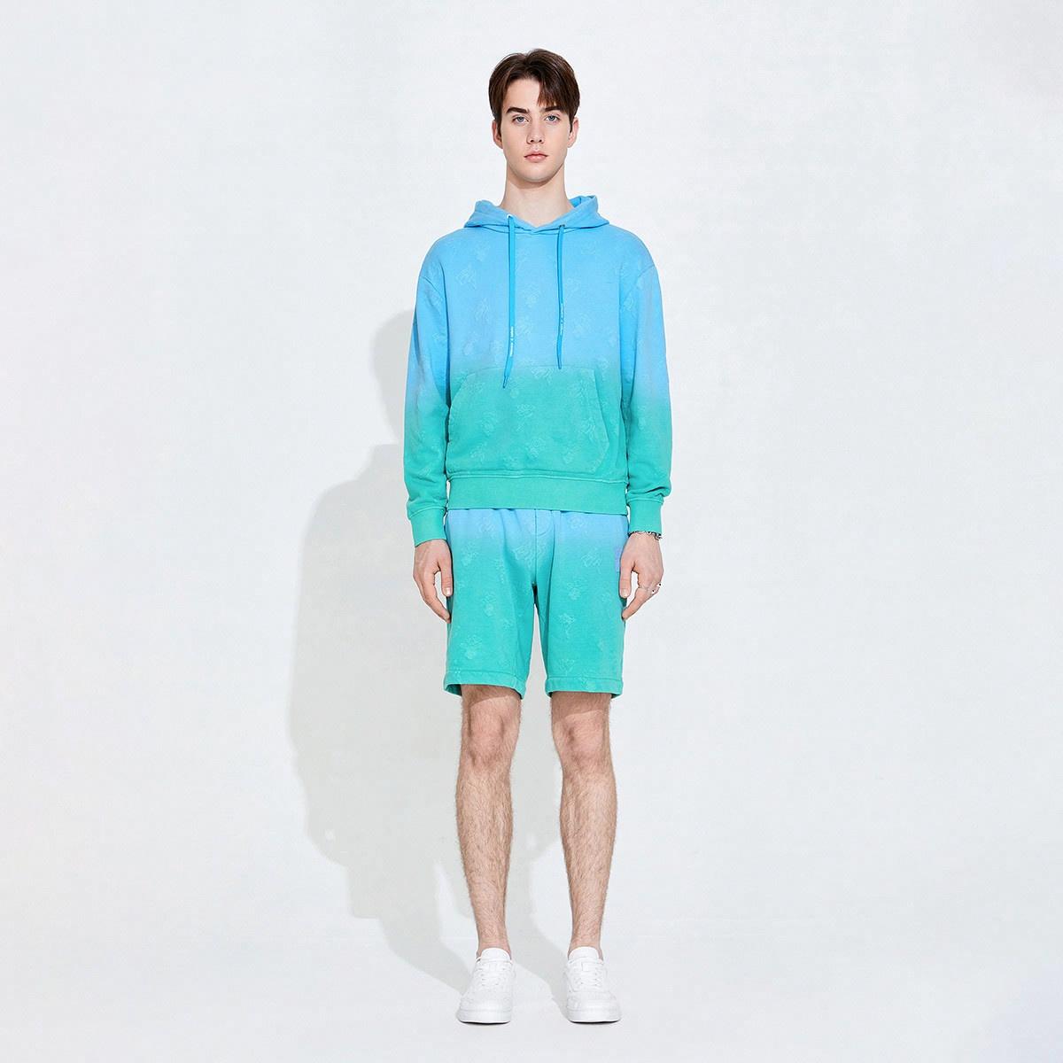 Navigare x yosh italyan kichkina yelkanli qayiqli gradient quyuq jakkard to'liq bosma tanga tekis tasodifiy shortilar erkaklar modellari