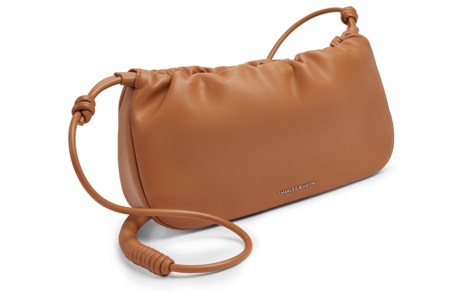 Сумка женская Charles&Keith Soft Drawstring S Russet - Boxette Shop