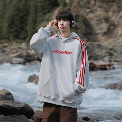 Erkaklar uchun Playboy kapshonli ko'ylagi