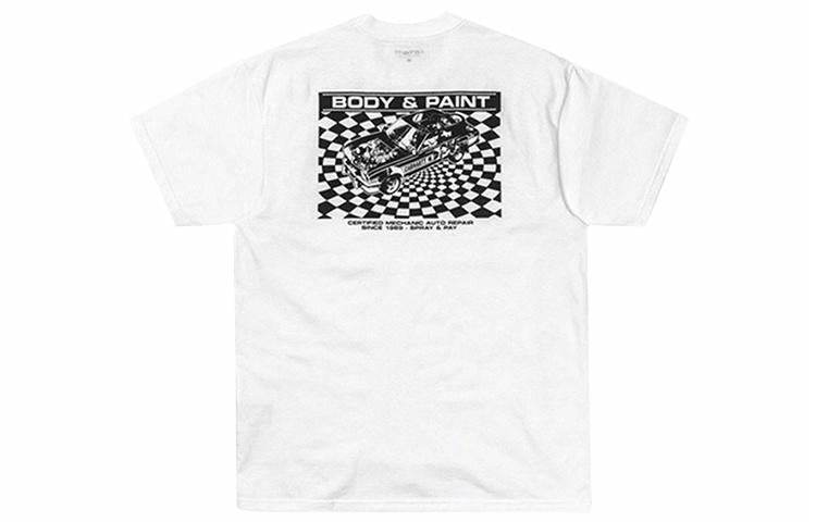 Футболка мужская Carhartt WIP trendy printed white - Boxette Shop