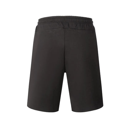 Hugo Boss erkaklar uchun qora kundalik logotipli bosma shortilar