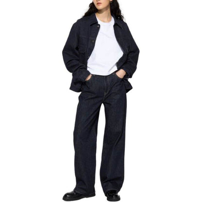 Джинсы женские Uniqlo Fw24 Series Pure Colour Waisted - Boxette Shop