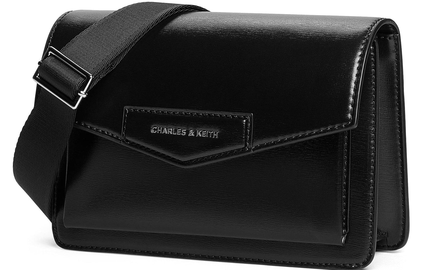 Сумка женская Charles&Keith Simple Wide Strap Square Envelope - Boxette Shop