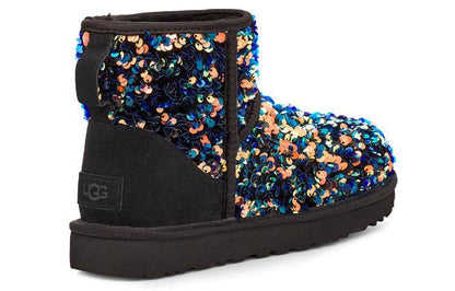 Сапоги женские Ugg Classic Mini Stellar Sequin Padded - Boxette Shop