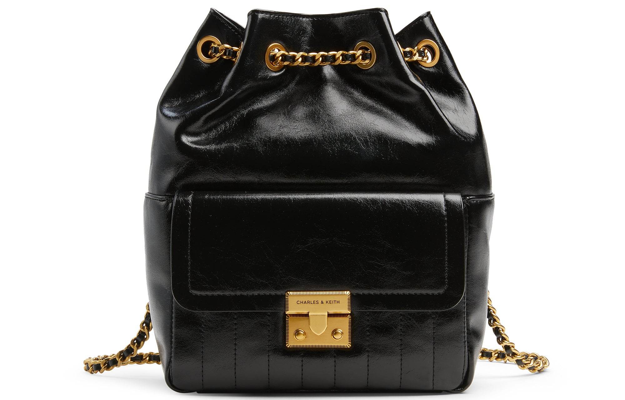 Сумка женская Charles&Keith Commuter Multi-purpose Chain Pleated - Boxette Shop